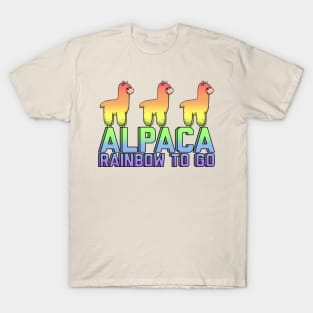 Alpaca Rainbow T-Shirt